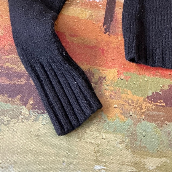 BANANA REPUBLIC - Vintage Italian Merino Wool One Button Closure Shrug - Picture 9 of 13